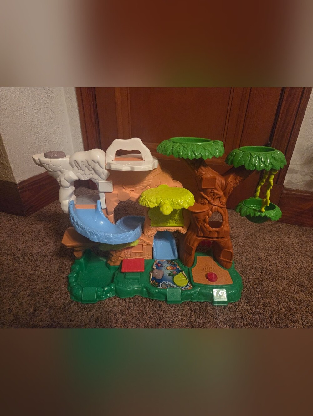 Fisher Price Little People Zoo Talkers Tree House Animal Jungle PlaySet Only